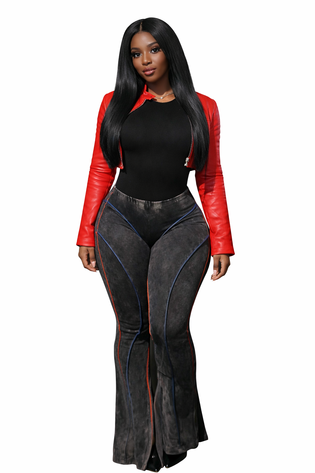 Fireworks Seam Flare Pants