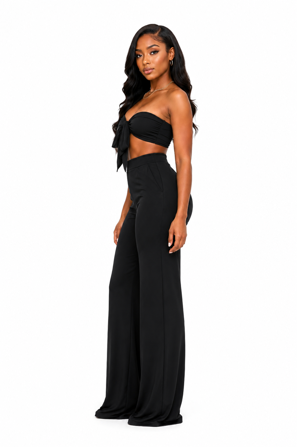 Skyline Tie-Front Pant Set