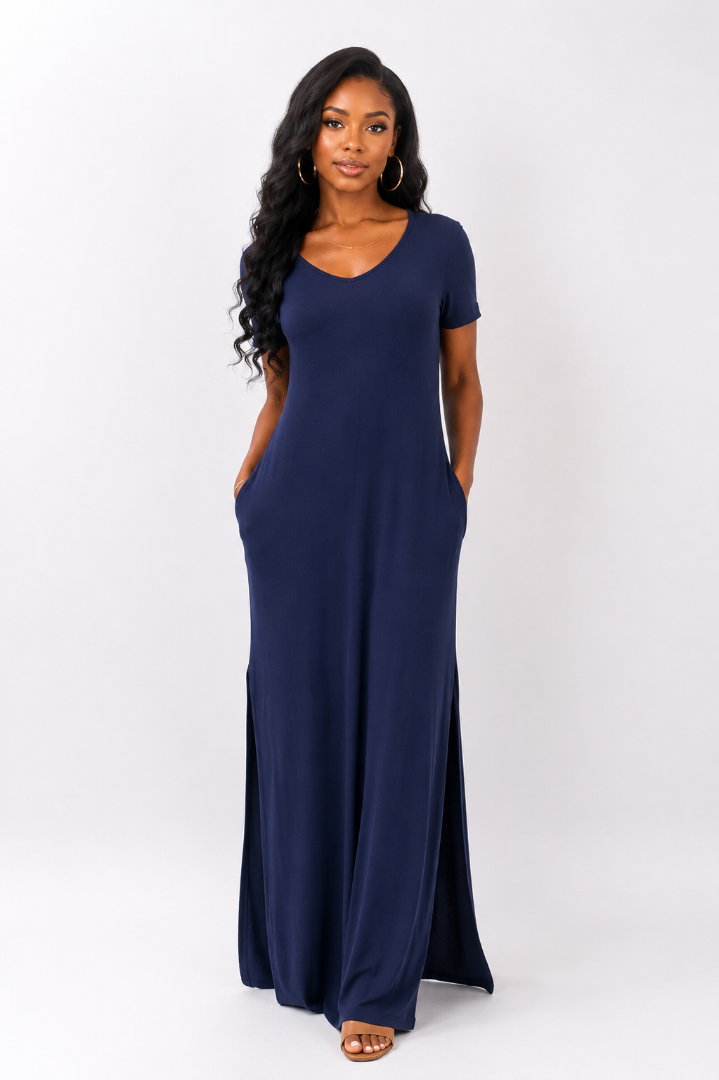 Soft Serenity Oversize Maxi Dress