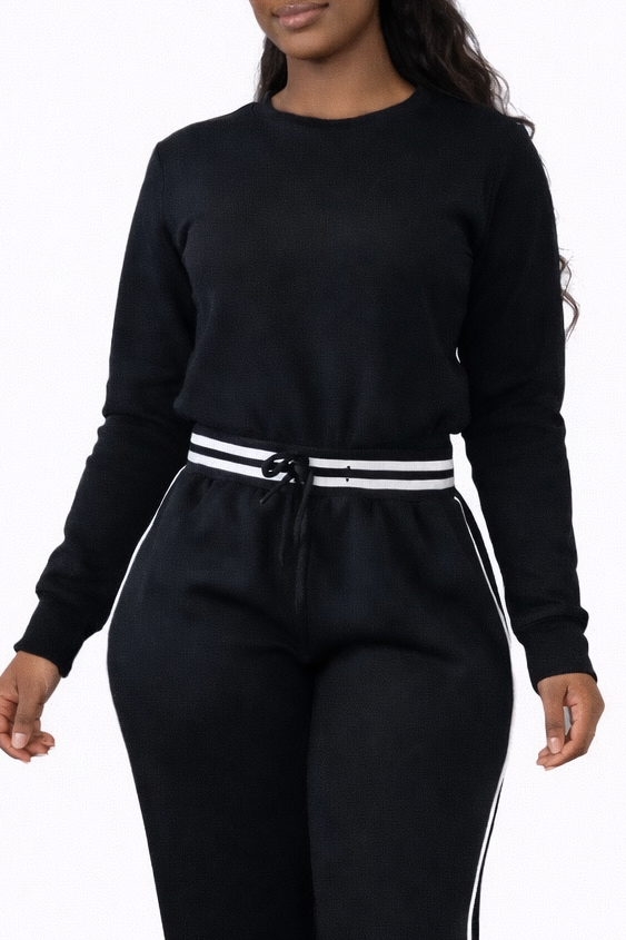 Sports Luxe Wide Leg Pants