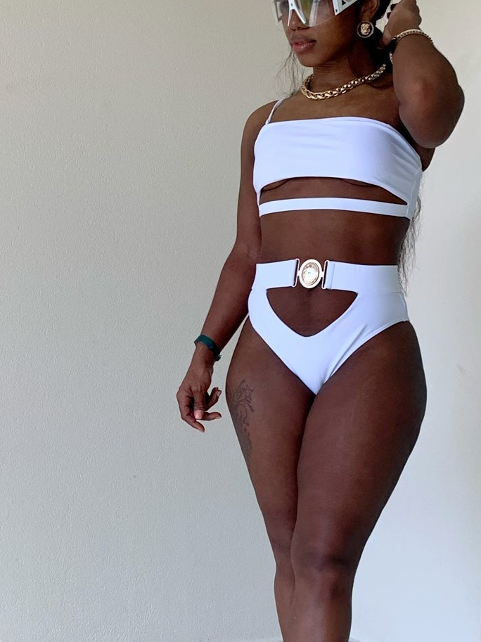 Not Versace two piece bathing suit