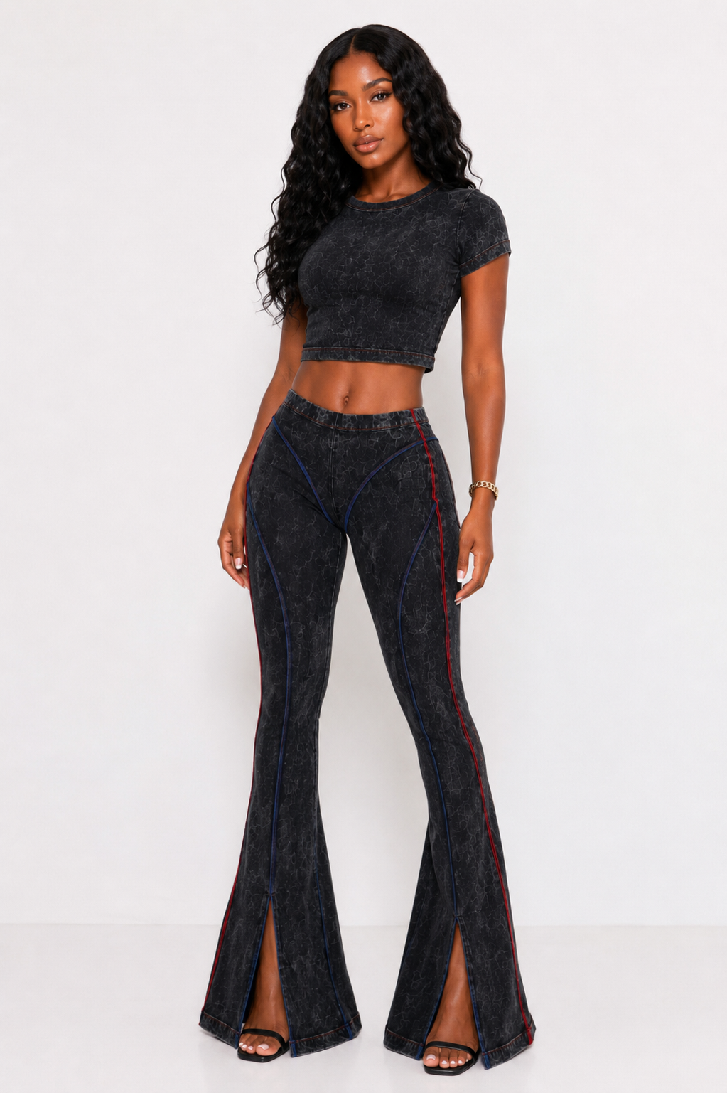Fireworks Seam Flare Pants