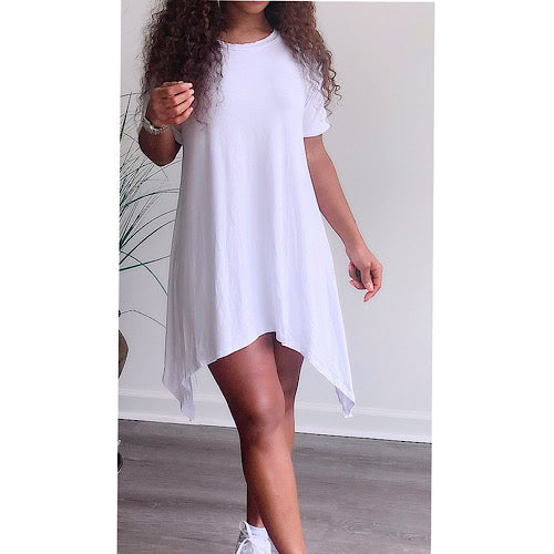 White Nike Her T-shirt dress