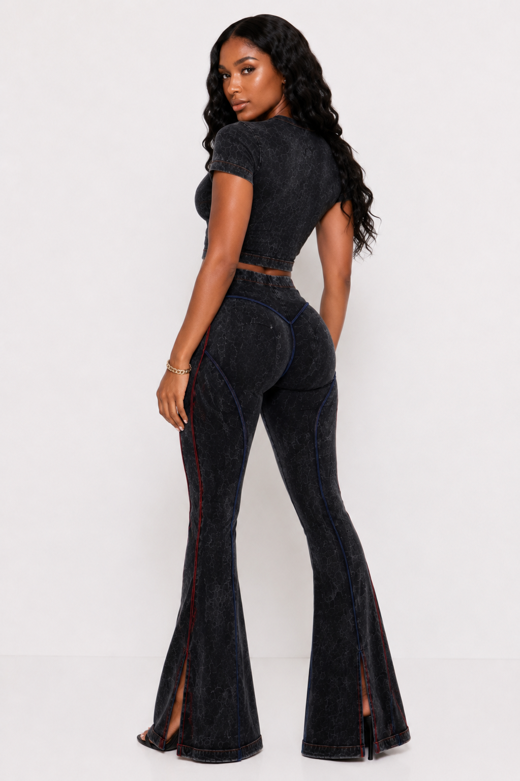 Fireworks Seam Flare Pants