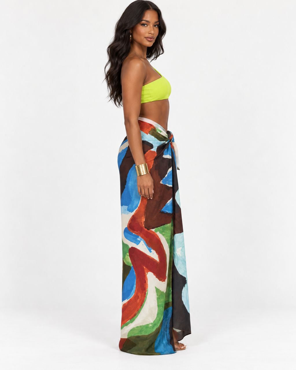 Artistry Wrap Maxi Skirt
