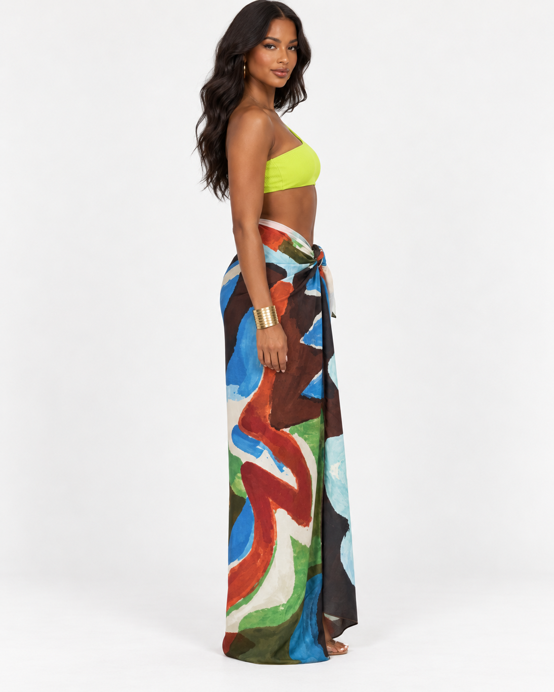 Artistry Wrap Maxi Skirt