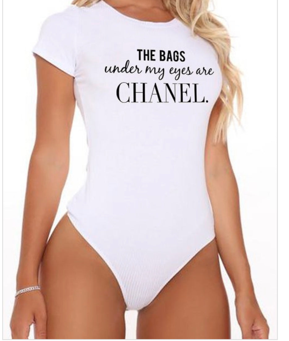 Designer bags bodysuit