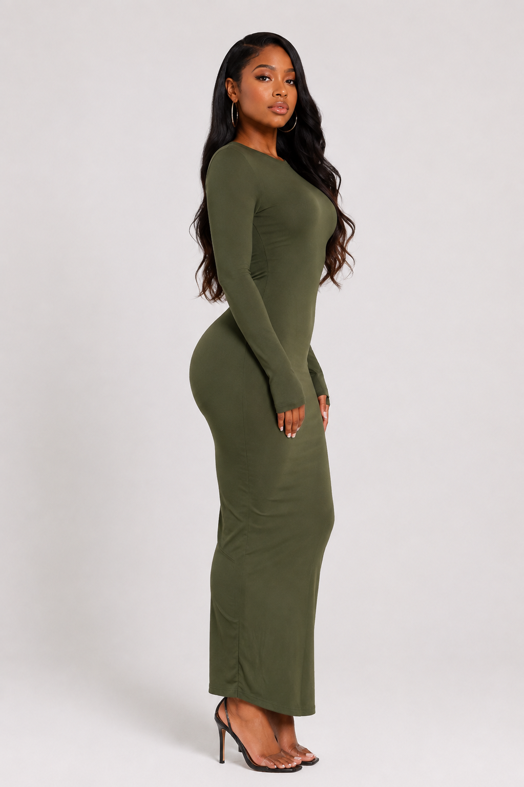 Homebody Long Sleeve Maxi Dress