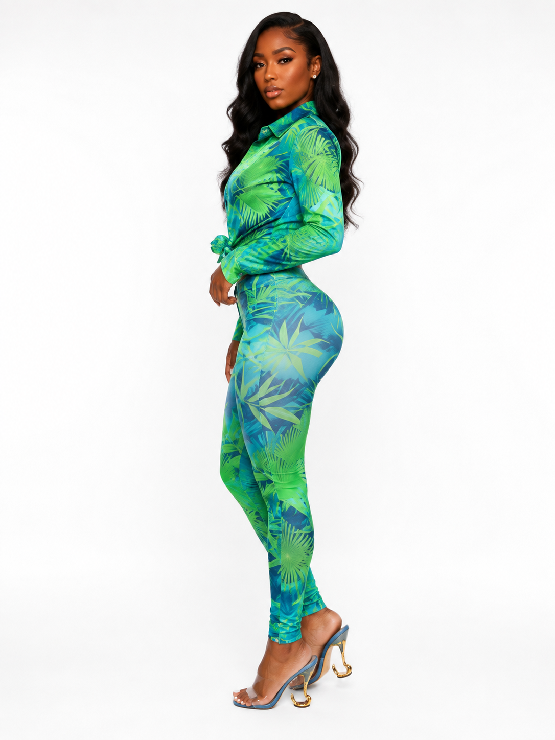 Tropical Breeze Button Down Set