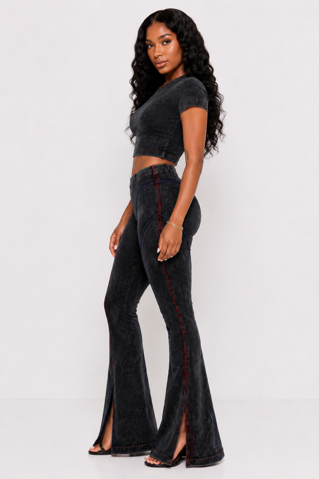 Fireworks Seam Flare Pants