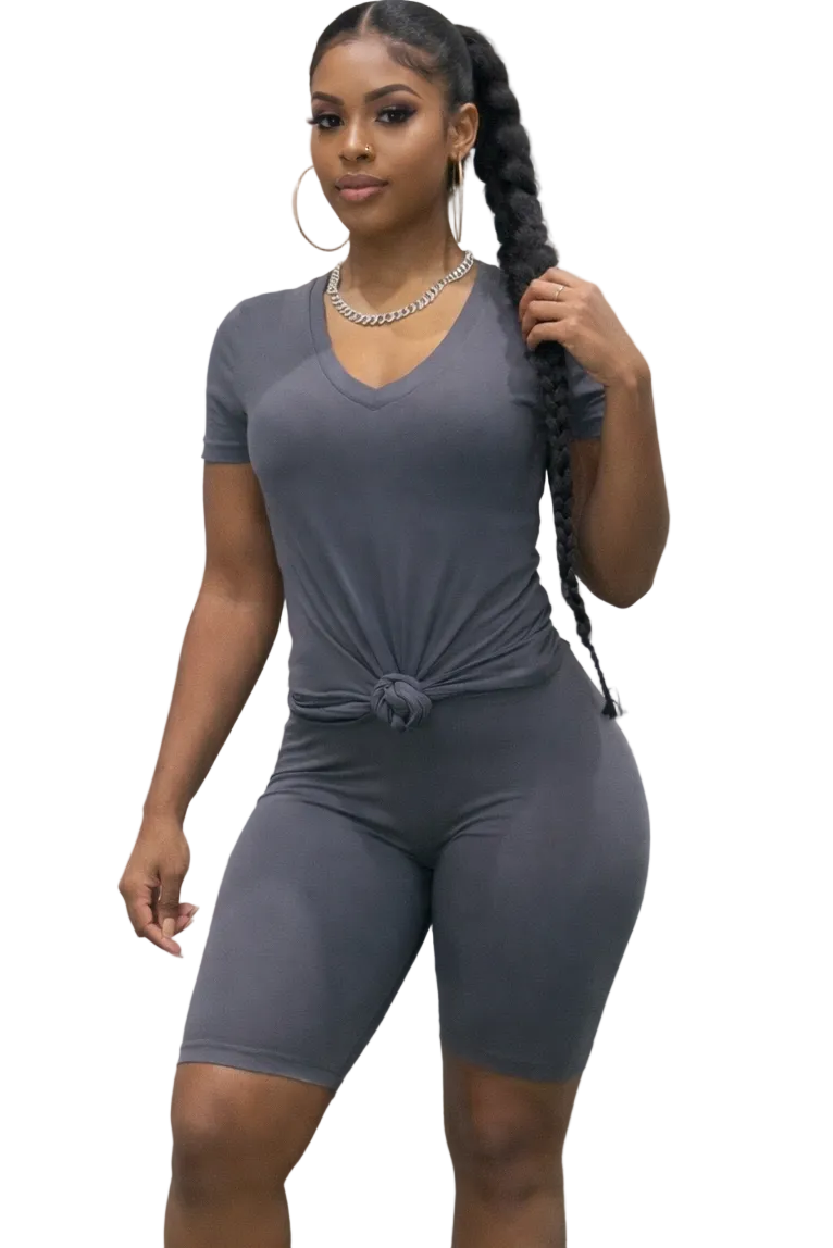 Neutral Luxe Biker Set