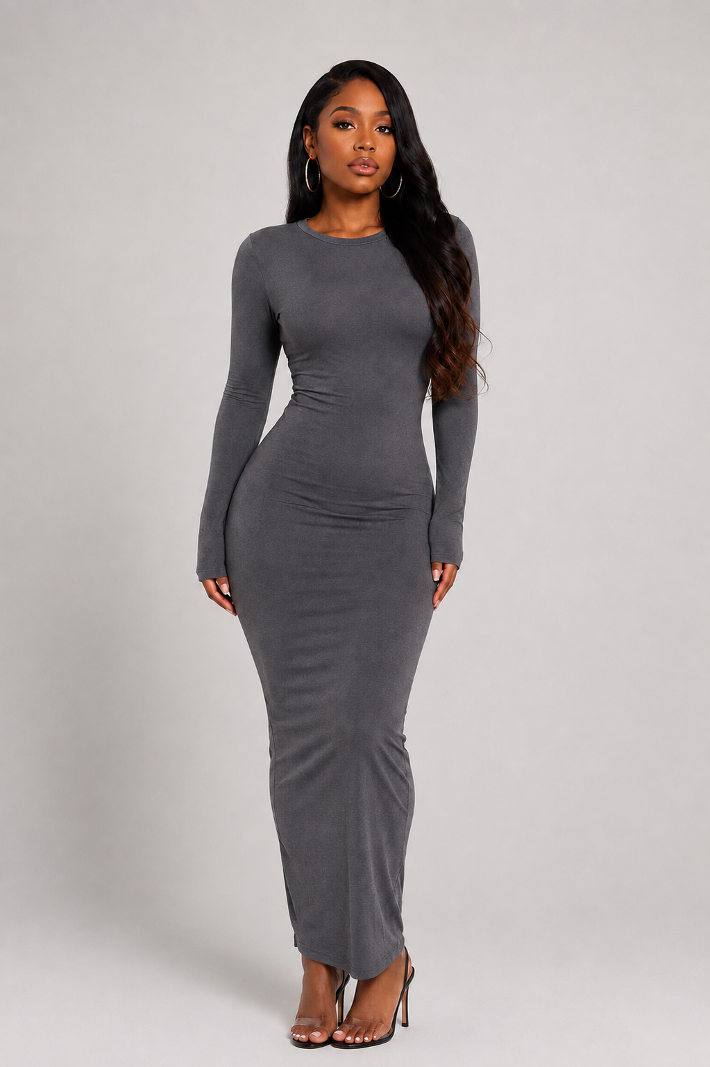 Homebody Long Sleeve Maxi Dress
