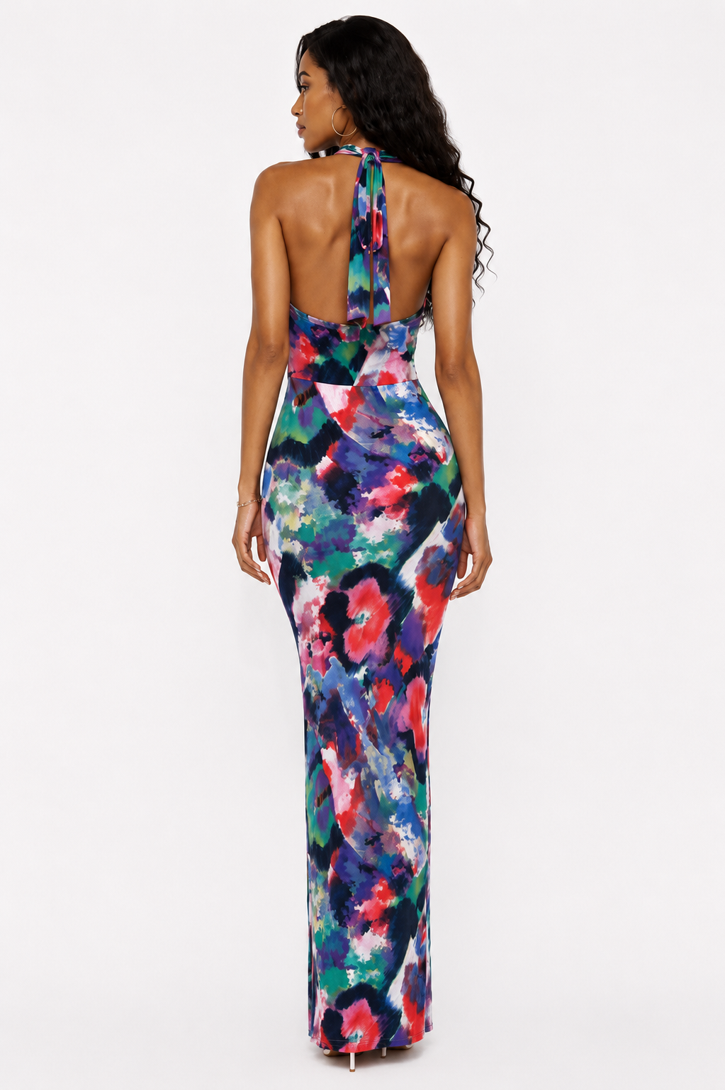 Painted Desire Cut Out Maxi Dress