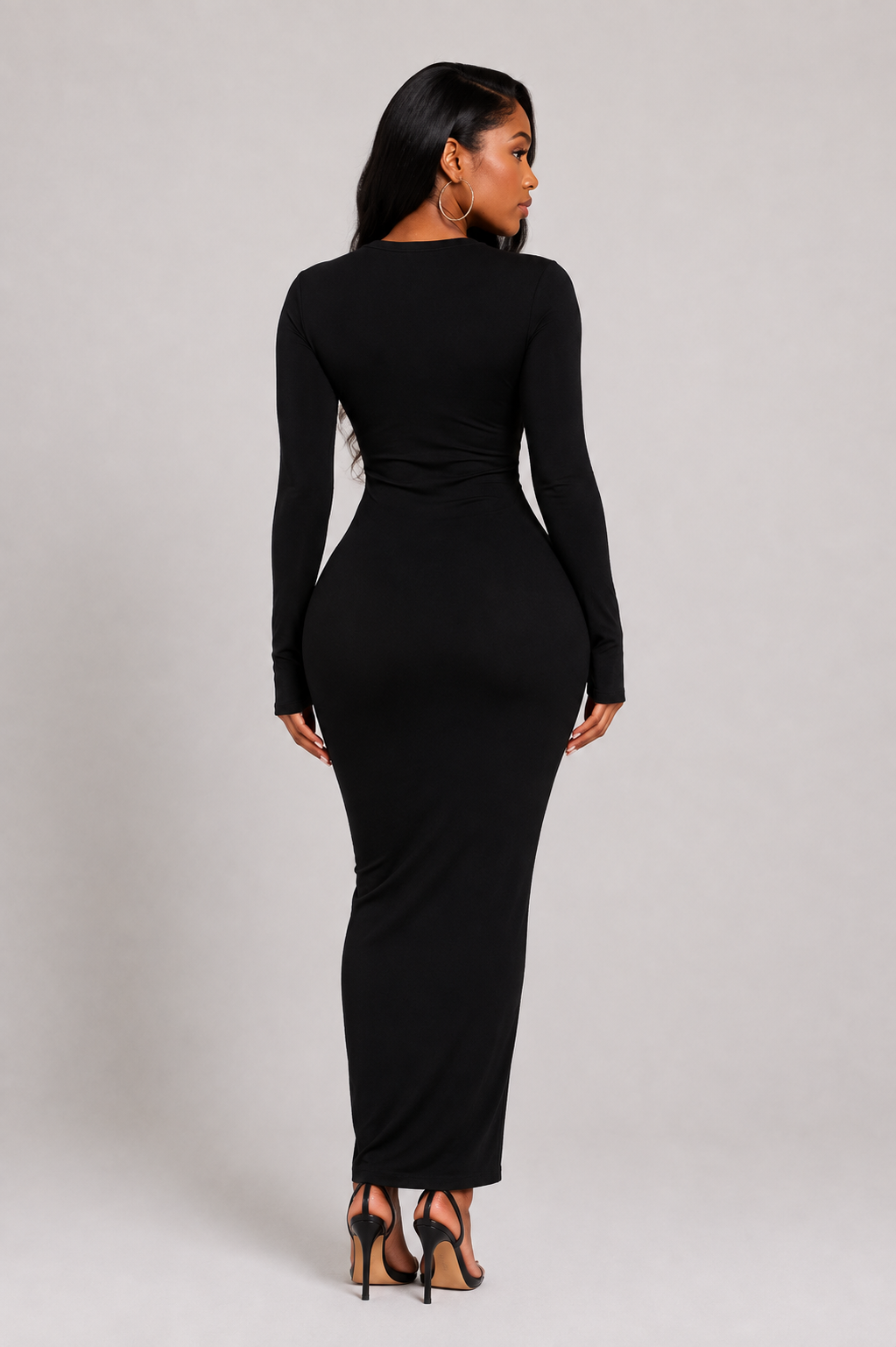 Homebody Long Sleeve Maxi Dress