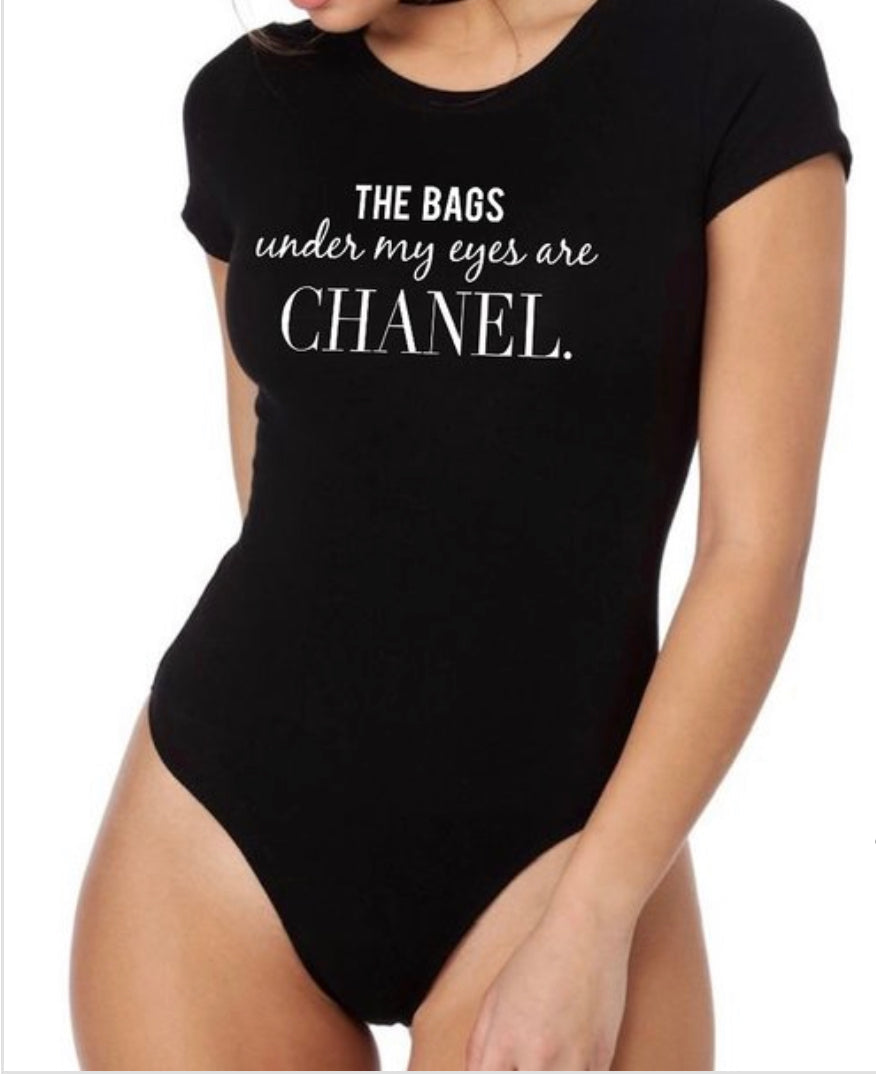 Designer bags bodysuit
