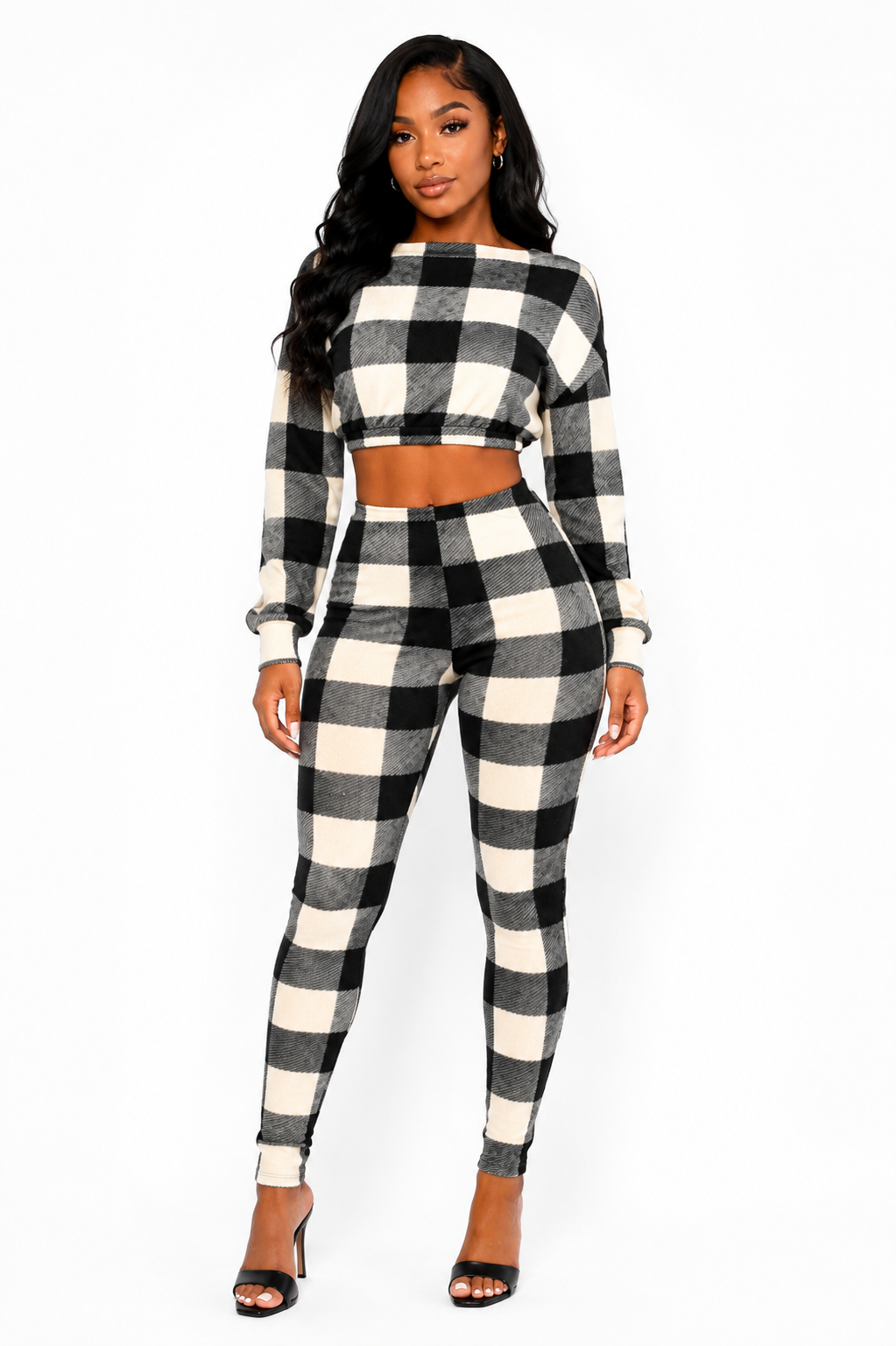 Buffalo Plaid Lounge Set