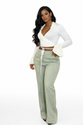 Chic Ease Wide Leg Linen Pants