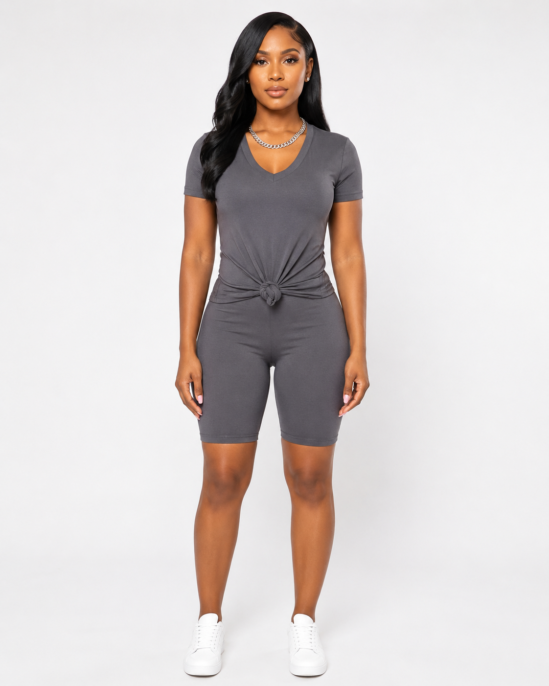 Neutral Luxe Biker Set