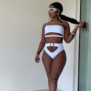 Not Versace two piece bathing suit