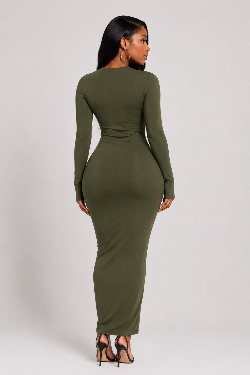 Homebody Long Sleeve Maxi Dress