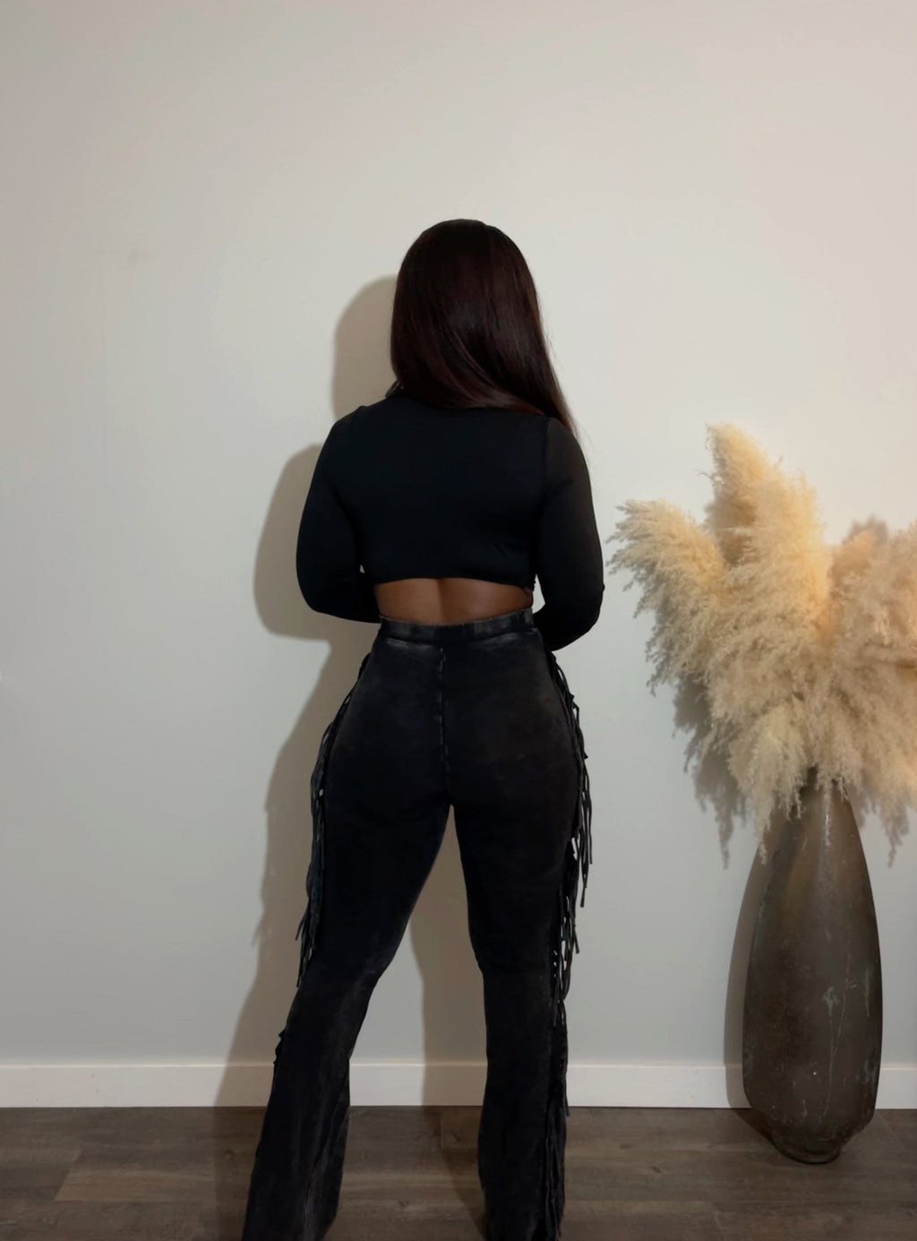 Fringe Statement Flare Pants