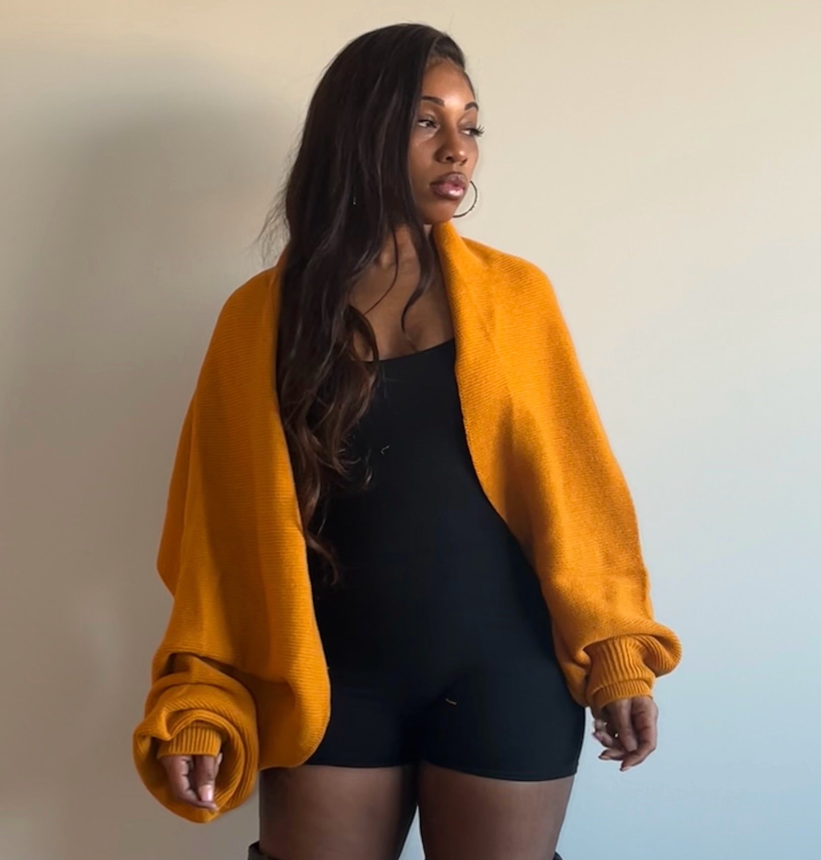 Oversized Knit Shawl