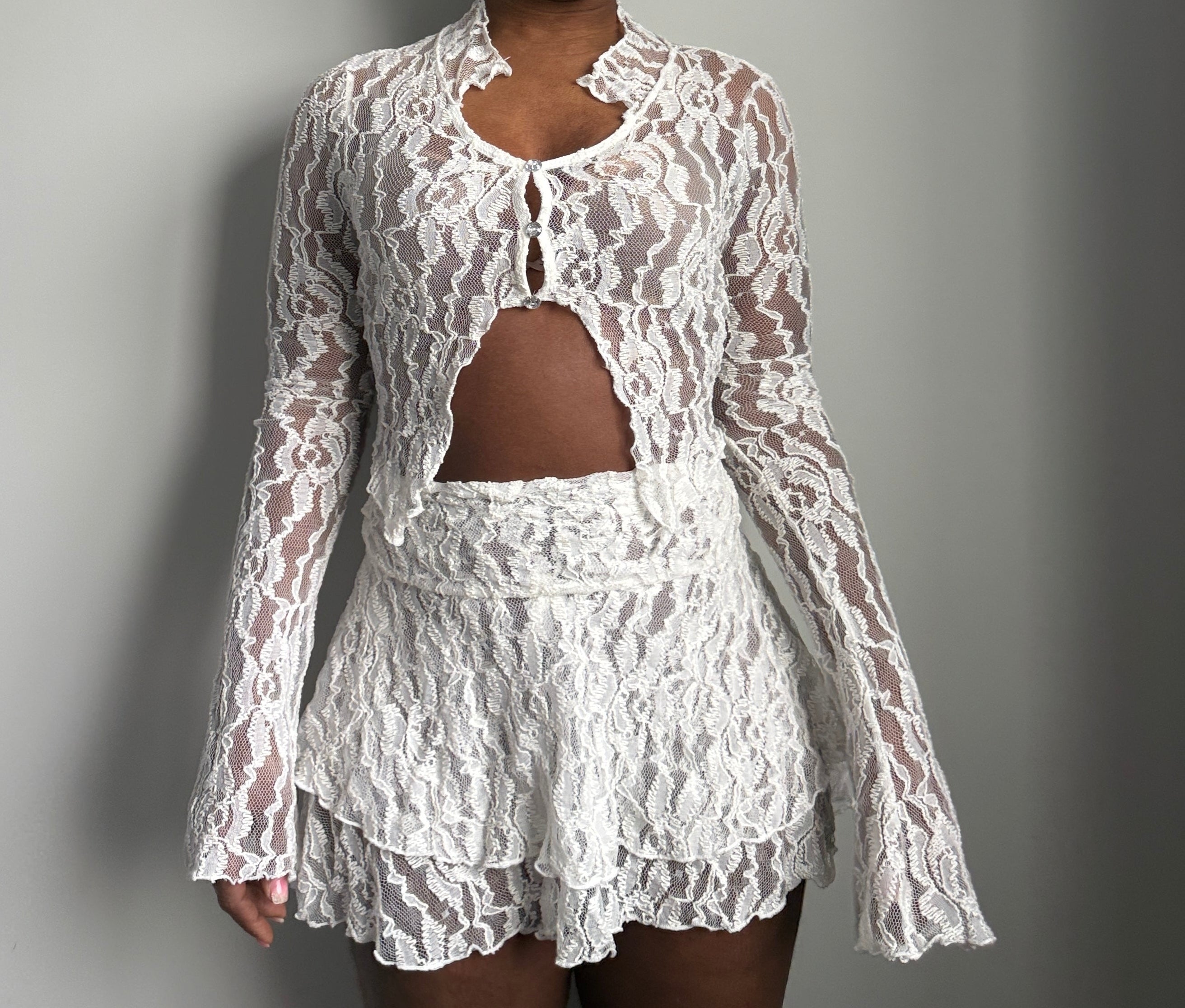 Living Lace 2 piece skirt set