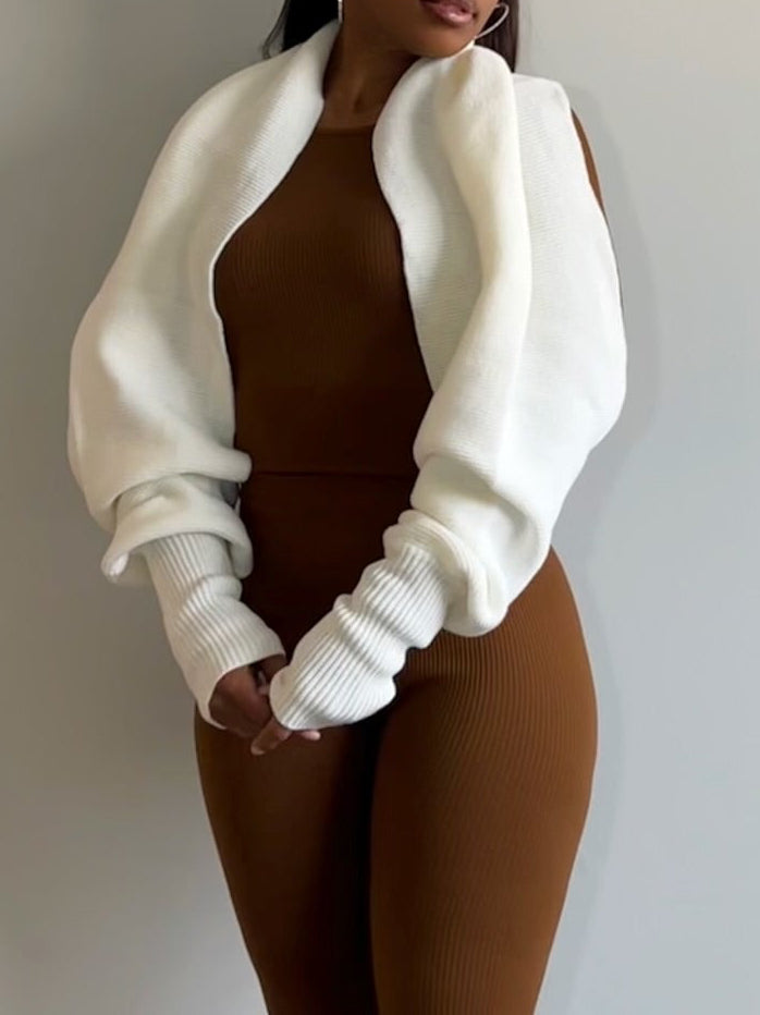 Oversized Knit Shawl