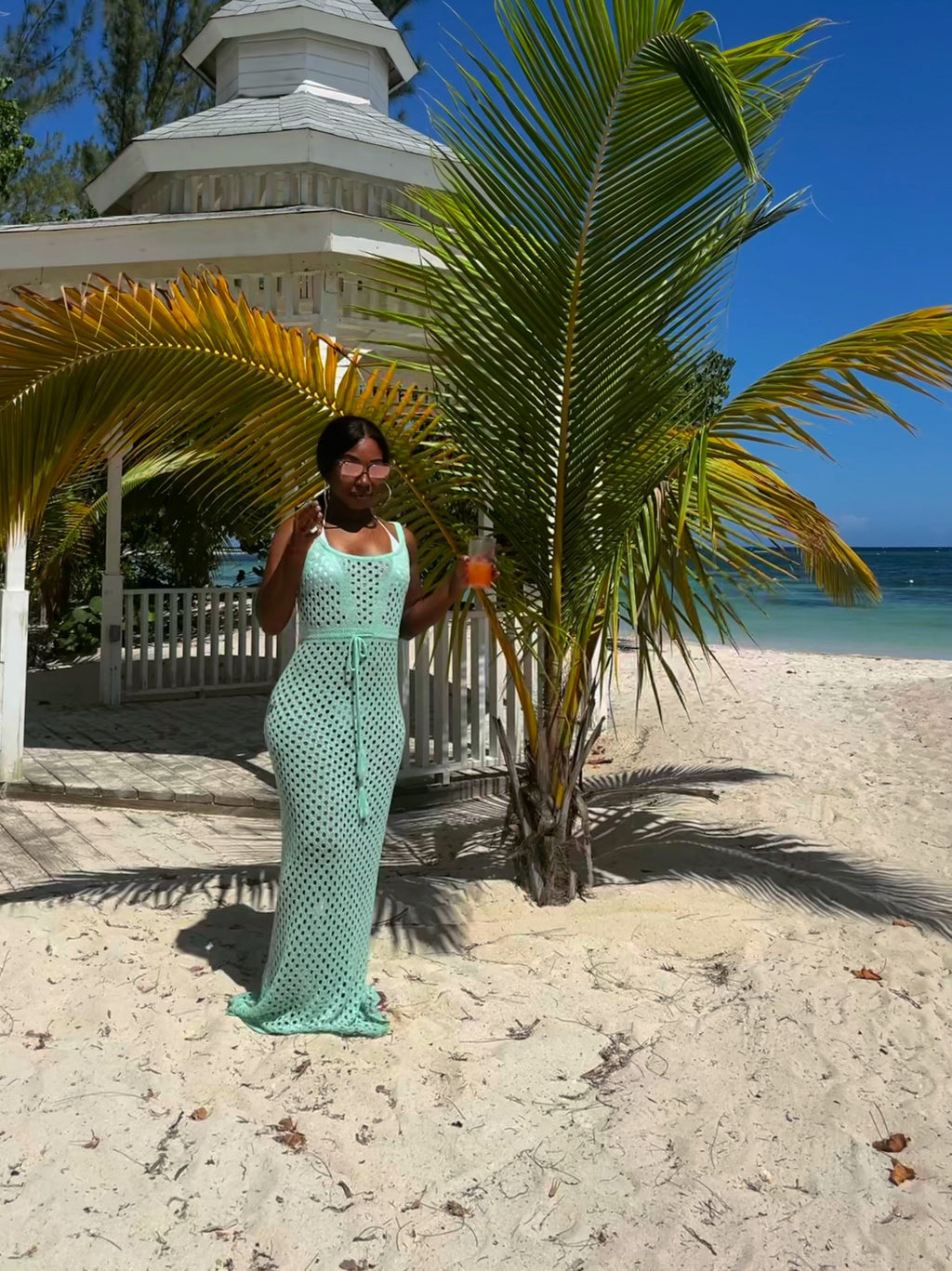 Destined crochet cover up