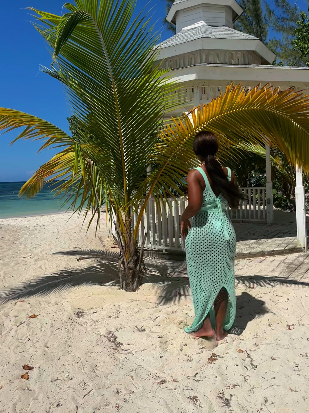 Destined crochet cover up