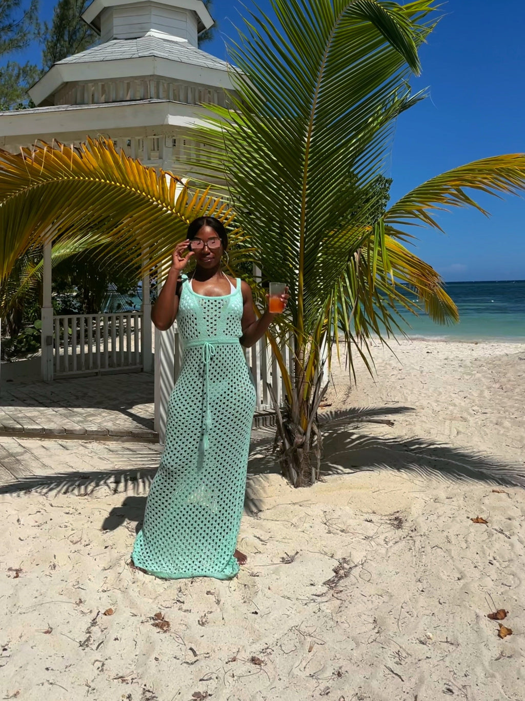 Destined crochet cover up